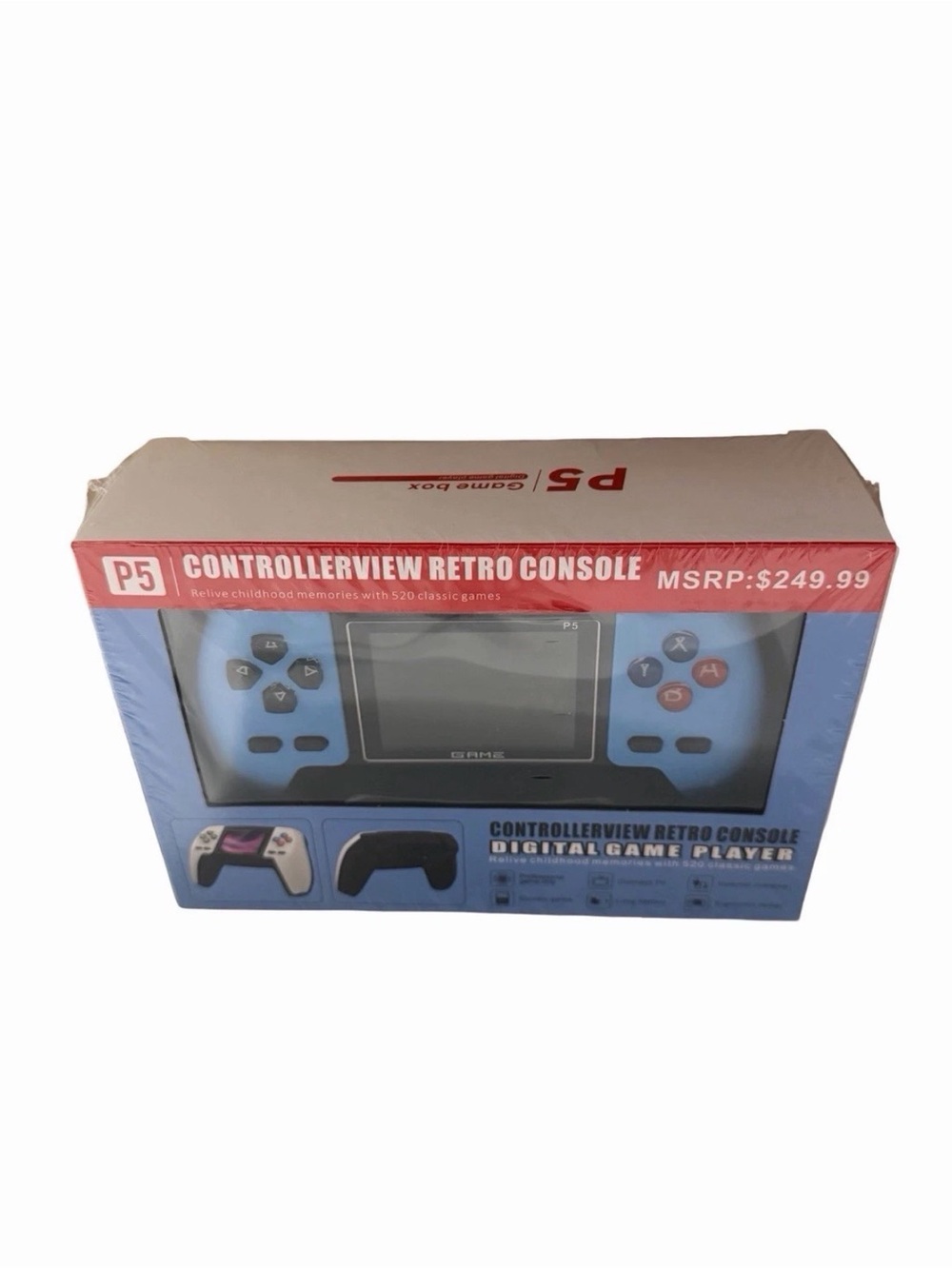 ControllerView Retro Console P5 Handheld - Blue - Picture 2 of 4